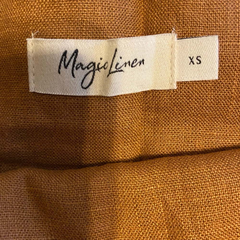 Magic Linen Wrap Skirt - Picture 2 of 3